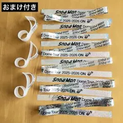 SnowMan 銀テープ 銀テ 音符 落下物 美品 おまけ付き