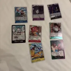 ワンピースカード　25th 麦わらの一味　7枚セット