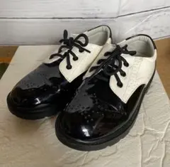 フォーマルシューズ 19㎝ブラック/ホワイト