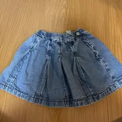 GU デニム キュロット スカート 130cm