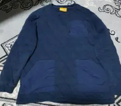 グリップスワニー ネイビー キルティング トレーナー