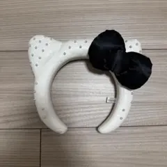 USJ ユニバ ハローキティ カチューシャ ホワイト パール