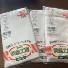 グンゼ快適工房　ショーツLサイズ3枚セット！
