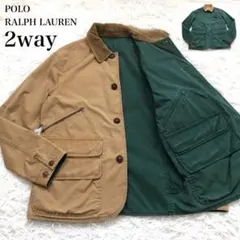 復刻タグ✨ポロラルフローレン　ハンティングジャケット リバーシブル　2way