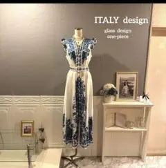 Italy Design】seaデザイン マルチカラー ワンピース - メルカリ