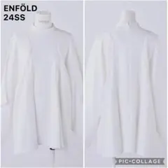 未使用級】ENFOLD エンフォルド TCブロードプリーツプルオーバー 38