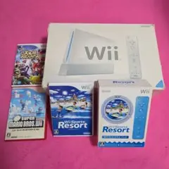 Wii本体 + Wii Sports Resort + ソフト3個