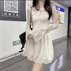 SHEIN 長袖ドレス 美品