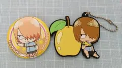 弱虫ペダル 青八木一 缶バッジ ストラップ セット