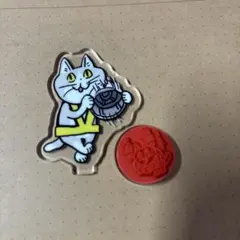 仕事猫 アクリルスタンプ
