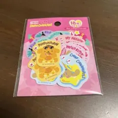 サンリオ　フレークシール　日焼け　キティ　マイメロ　クロミ　ポチャッコ　シナモン