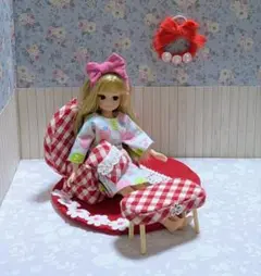 リカちゃん　ミニチュア　ソファーセット