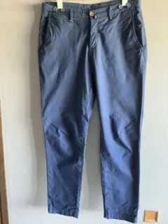 バルバッティ　ネイビー チノパン オレンジボタン