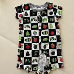 BREEZE チェック柄ロンパース 60cm