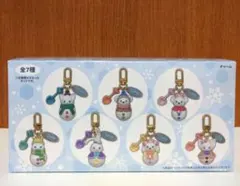 ディズニーシー ダッフィー シークレットオブスノーウィーデイ　チャーム7点セット