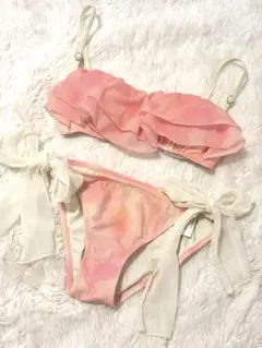 snidel♡フリルギャザービキニ SNIDEL - 正規品 タグ付き 新品 snidel ギャザーフリルビキニの通販 by