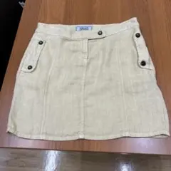 VERSACE JEANS COUTURE リネン ミニスカート　38のサムネイル
