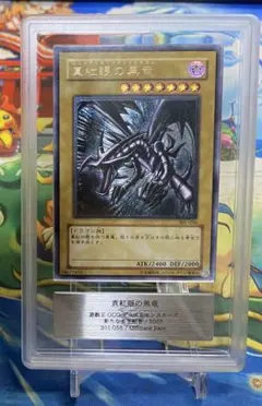 【即購入OK】真紅眼の黒竜　レリーフ　ARS ARS10鑑定済〕真紅眼の黒竜【レリーフ】{301-056}《モンスター》