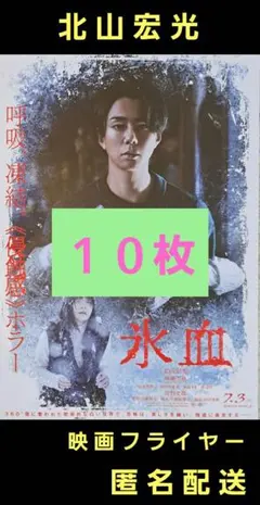 氷血 北山宏光 セントチヒロチッチ 映画フライヤー 映画チラシ １０枚のサムネイル
