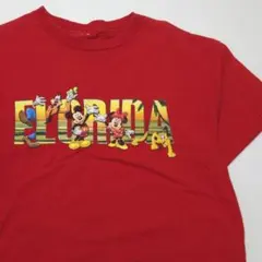 B78.Disney Florida プリントTシャツ レッドのサムネイル