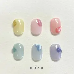 サイズオーダー　ネイルチップ　ガラスマグ　マグネット　ぷっくり　推しカラー