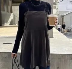 discoat ベロアキャミチュニック