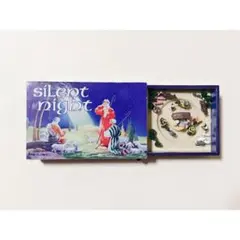 ヴィンテージ マッチ箱 オルゴール ブルー サイレンナイト きよしこの夜