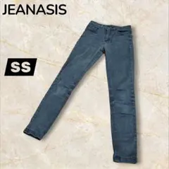 JEANASIS ブラック ストレッチ スキニーデニム SS