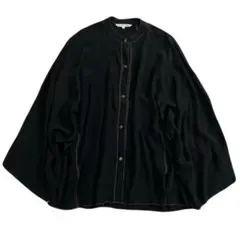 HELMUT LANG ヘルムートラング カットソー ノーカラー シルク混 Sのサムネイル