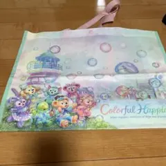 ディズニーシー カラフルハピネスショッピングバッグ