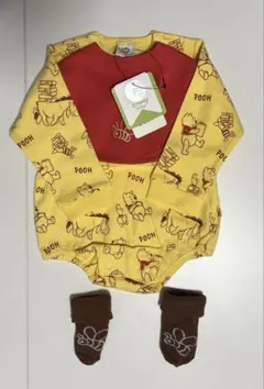 【新品未使用】ベビー服　3点セット　プーさん