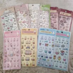 ぷくぷくシール　新品10枚セット　ミッフィー他