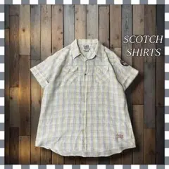 SCOTCH SHIRTS 半袖リネン混シャツXLのサムネイル