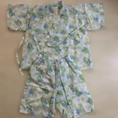 キッズ花柄甚平