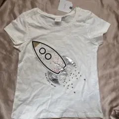 next ロケット柄 Tシャツ ホワイト 4-5yのサムネイル