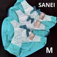 サンエイ　トリコットショーツ　Ｍ　3枚　まとめ売り　レース　グリーン