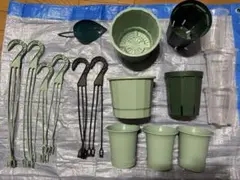 園芸用 ハンキング・スリット鉢・プラ鉢セットのサムネイル