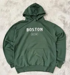 【Sale中】パーカー フーディー champion グリーン Lサイズのサムネイル