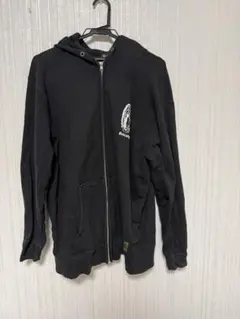 Subciety マリア像 ジップアップパーカー ブラック