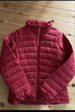 美品✨パタゴニア ウィメンズ ダウンセーター S レッド 84682 軽量 