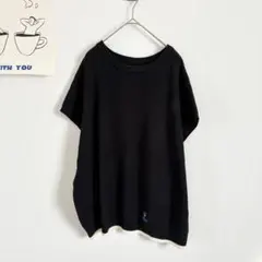 フラボア　ニットベスト　ビックシルエット◎ 刺繍入り　カジュアル　キレイめのサムネイル