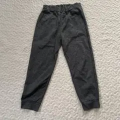 【美品】ユニクロ ウルトラストレッチジョガーパンツ 130 ダークグレー