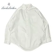 Brooks Brothers Makers ボタンダウンシャツ 白シャツ