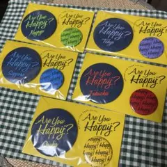 新品未開封★嵐　Are You Happy? 会場限定　缶バッジ5色コンプリート