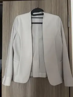 GREEN LABEL RELAXIN ノーカラージャケット