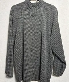 詩仙堂ジャケット　羽織り　黒×グレー系