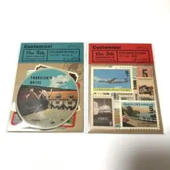 トラベラーズノート5周年カスタマイズステッカー