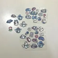 ボンボンドロップシール 水色 おすそ分け