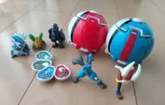 モンコレ ポケデルゼ サトシ VS ゴウ ( ルカリオ : エースバーン )他