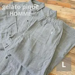 gelato pique HOMME ジェラートピケオム ガーゼパイルシャツ G
